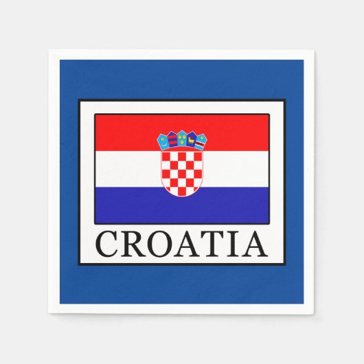 Kroatië Servetten (Voorkant)
