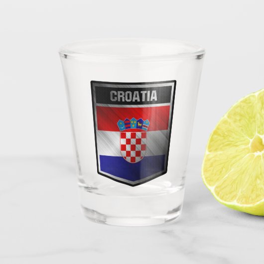 Kroatië Shot Glas (Voorkant)