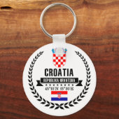 Kroatië Sleutelhanger (Voorkant)