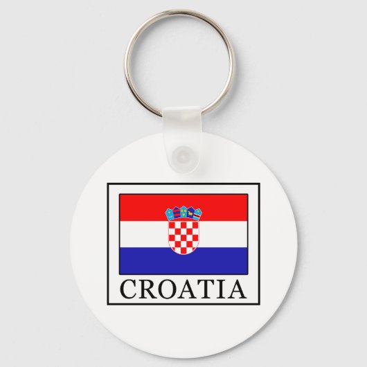 Kroatië Sleutelhanger (Voorkant)