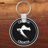 Kroatië Sleutelhanger (Voorkant)