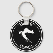 Kroatië Sleutelhanger (Achterkant)