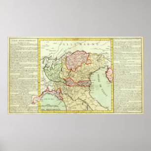 Kroatië, Slovenië, Italië Poster