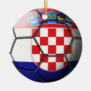 Kroatië Soccer Ornament