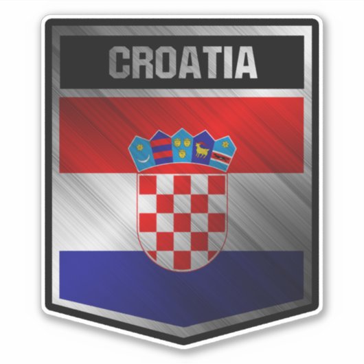 Kroatië Sticker (Voorkant)