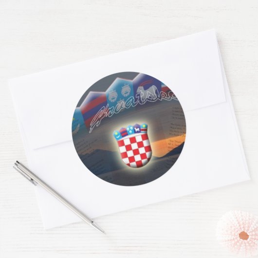 Kroatië Sticker (Envelop)