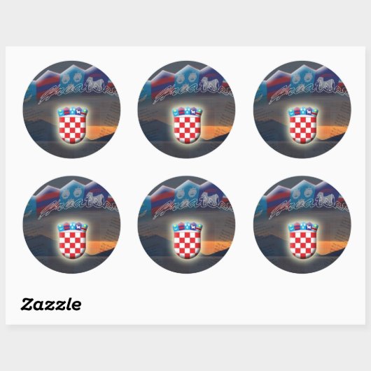 Kroatië Sticker (Vel)