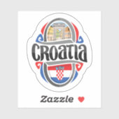 Kroatië Sticker (Vel)