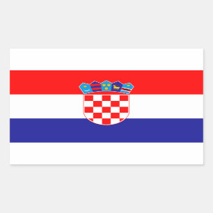 Kroatië* Sticker / Hrvatska zastava naljepnica