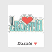 Kroatië Sticker – Patriotisch Ontwerp (Vel)