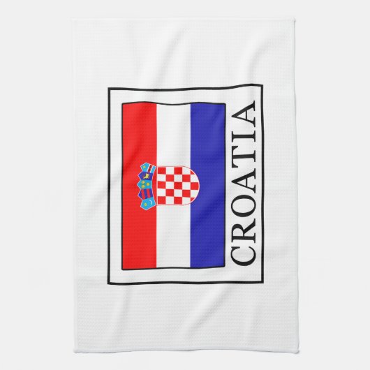 Kroatië Theedoek (Verticaal)