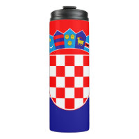 Kroatië Travel Mug, patriottische Kroatische vlag