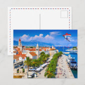 Kroatië | Trogir | Adriatisch Zee | Zomer Briefkaart (Voorkant / Achterkant)