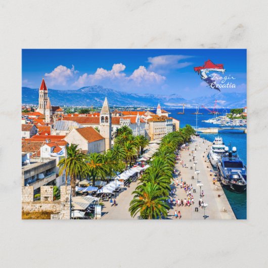 Kroatië | Trogir | Adriatisch Zee | Zomer Briefkaart (Voorkant)