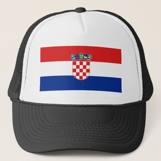 kroatië trucker pet (Voorkant)