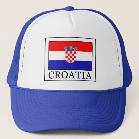 Kroatië Trucker Pet (Voorkant)