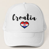 Kroatië Trucker Pet (Voorkant)