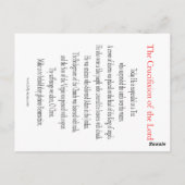 Kroatie van de Heer Briefkaart (Achterkant)