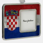 Kroatië Verzilverd Omlijst Ornament (Rechts)