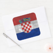 Kroatië Vierkante Sticker (Envelop)