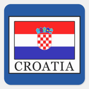 Kroatië Vierkante Sticker
