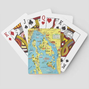 Kroatië Vintage Kleurrijke Speelkaarten