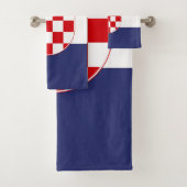 Kroatië vlag bad handdoek (Insitu)