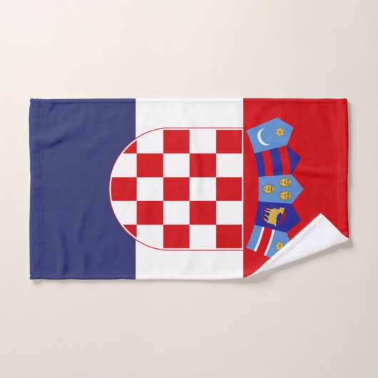 Kroatië vlag bad handdoek (Handdoek)