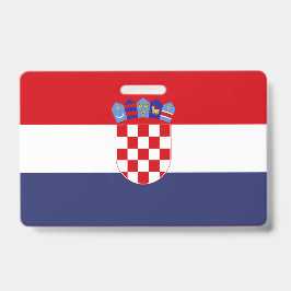 Kroatië vlag badge