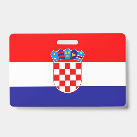 Kroatië Vlag Badge (Voorzijde)
