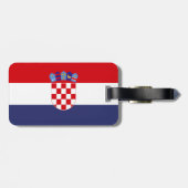 Kroatië vlag bagagelabel (Achterkant horizontaal)