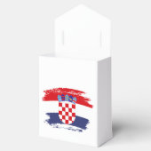 Kroatië vlag bedankdoosjes (Geopend)