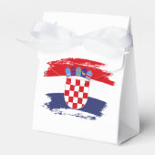 Kroatië vlag bedankdoosjes (Voorkant Zijde)