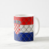 Kroatië Vlag Bescherming Koffiemok (Voorkant rechts)
