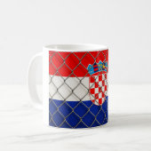 Kroatië Vlag Bescherming Koffiemok (Voorkant links)