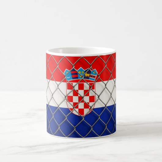 Kroatië Vlag Bescherming Koffiemok (Center)