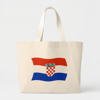 Kroatië Vlag Boodschappentas Grote Tote Bag