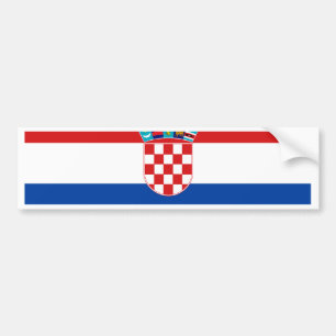 Kroatië Vlag Bumpersticker