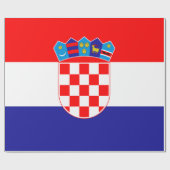 Kroatië vlag cadeaupapier (Vlak)