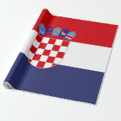 Kroatië vlag cadeaupapier (Uitgerold)