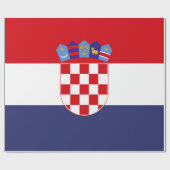 Kroatië vlag cadeaupapier (Vlak)