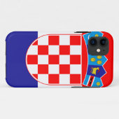 Kroatië vlag Case-Mate iPhone case (Achterkant (horizontaal))