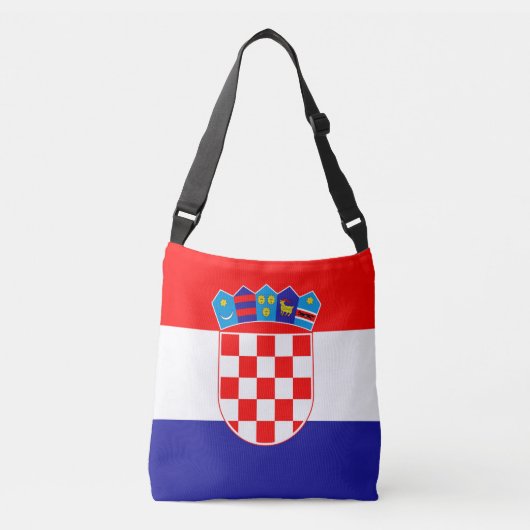 Kroatië Vlag Crossbody Tas (Voorkant)