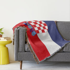 Kroatië vlag deken