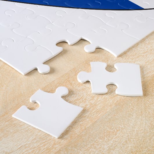 Kroatië - vlag eenvoudig legpuzzel (Zijkant)