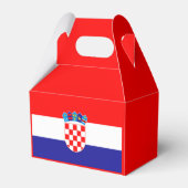 Kroatië vlag Favor Box Bedankdoosjes (Achterkant)