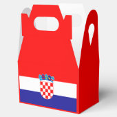 Kroatië vlag Favor Box Bedankdoosjes (Geopend)