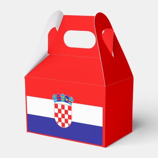Kroatië vlag Favor Box Bedankdoosjes (Voorkant Zijde)