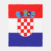 Kroatië vlag fleece deken (Voorkant)