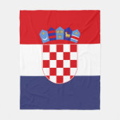 Kroatië vlag fleece deken (Voorkant)